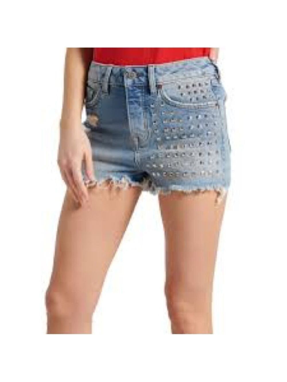 Women’s Forever 21 Studded Blue Washed Jeans Size 28 US!